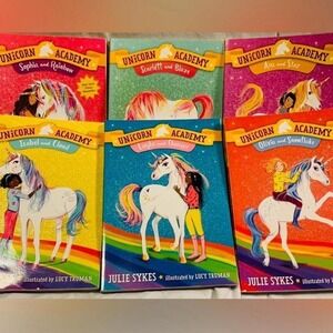Unicorn Academy Chapter Book Bundle 1-6 PB Children Series Gift Idea Bestseller